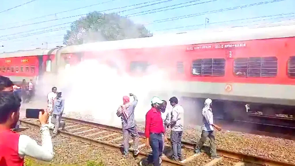 Fire on Durant Express