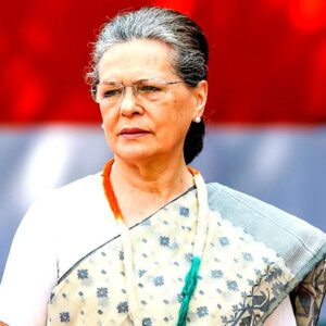 Sonia Gandhi was elected unopposed in Rajasthan