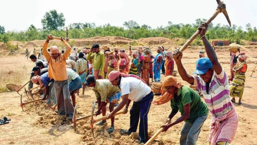 100 days work money not received