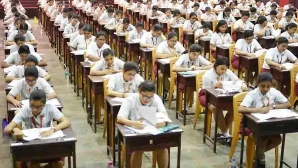 Higher secondary question papers on social media