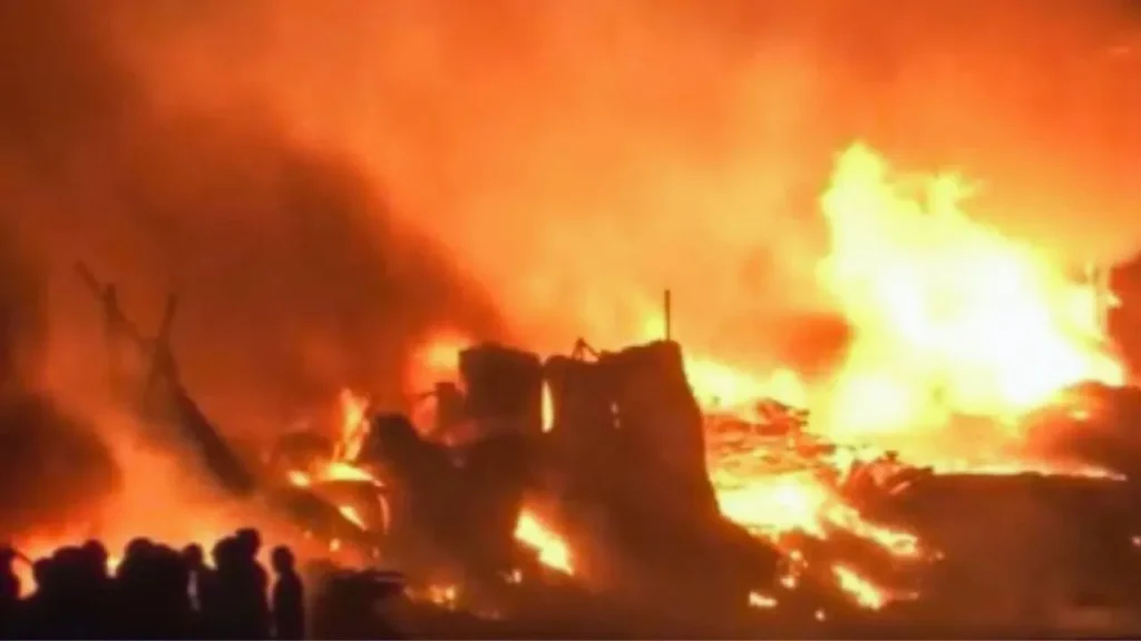 Blast At Fire Cracker Factory