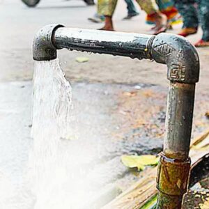 illegal water supply at bidhannnagar