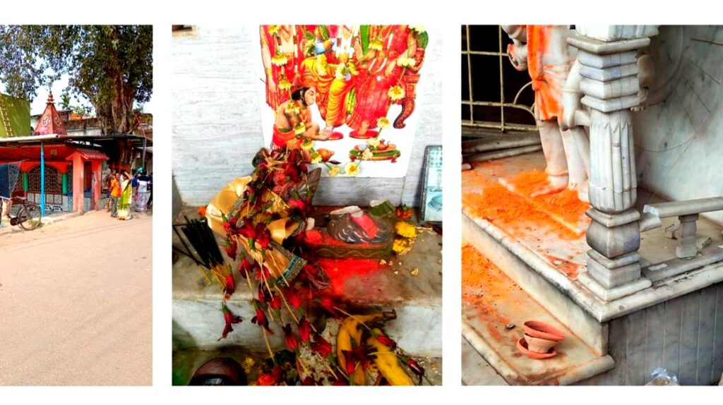 Several Hindu temples were vandalized protest BJP