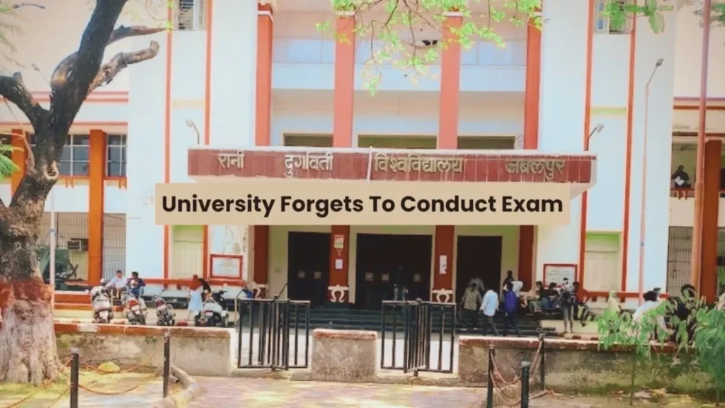 Even with the admit card, the university forgot about the exam!