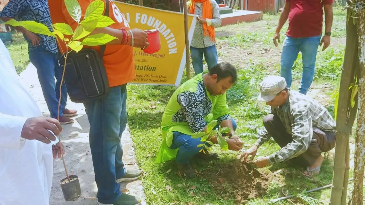 Shivdani Foundation planted 1000 saplings