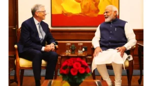 Modi in meeting with Bill Gates