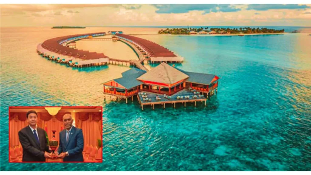 China gave drinking water to Maldives
