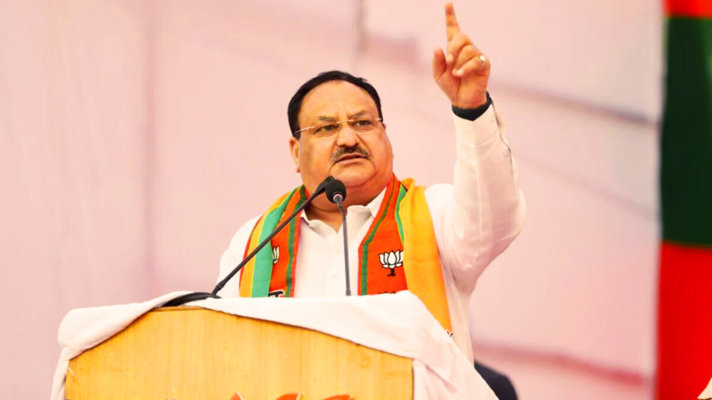 jp nadda on mamata