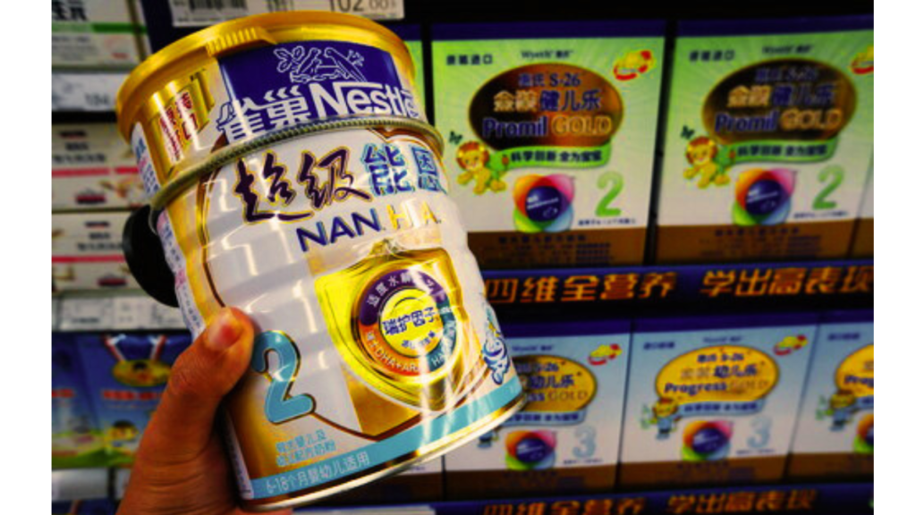 Nestle Baby Food Containing Sugar