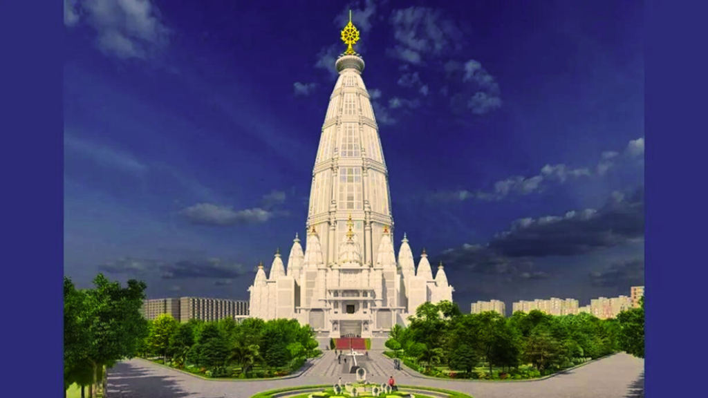 70-storey skyscraper temple in Vrindavan