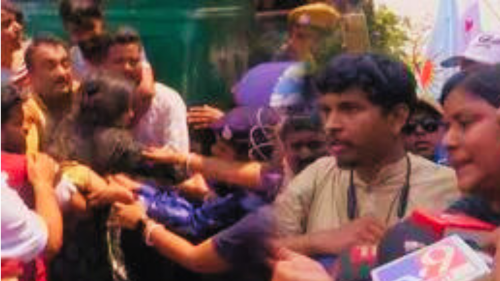 cpm SSC bhawan aggitation