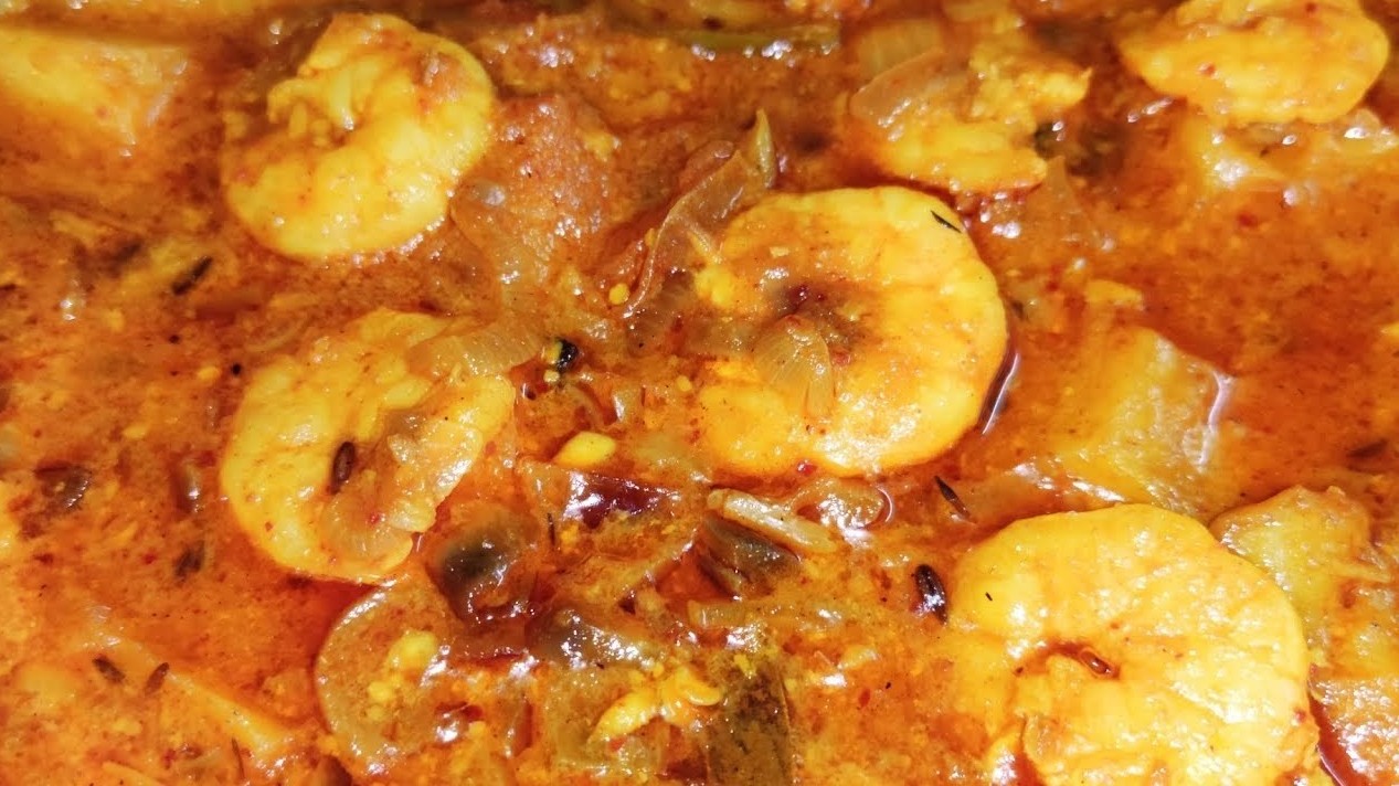 aam chingri recipe