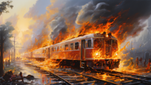 fire -in-train