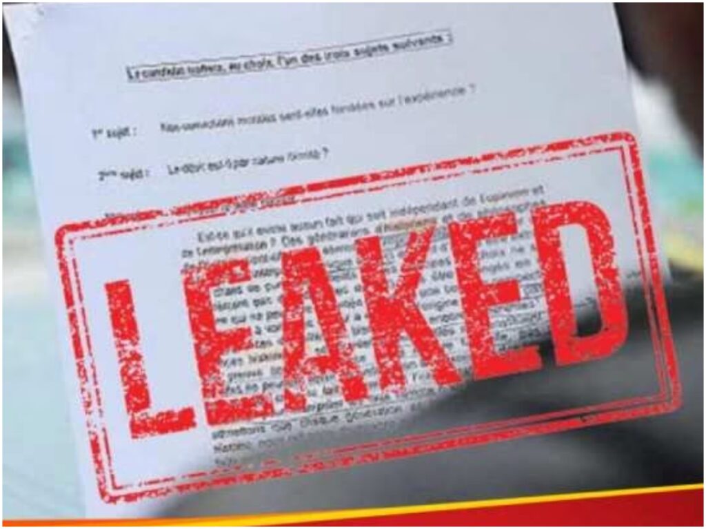 WB Govt. Exam Paper Leaked