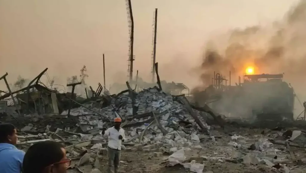 telengana chemical blast