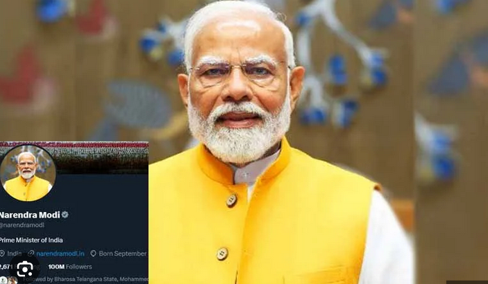 Narendra Modi, X Handle Followers