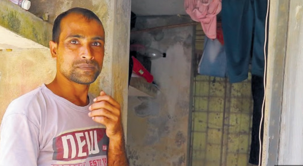 Migrant worker in Kerala living dog turned room