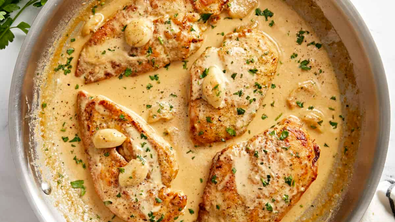 garlic chicken photo