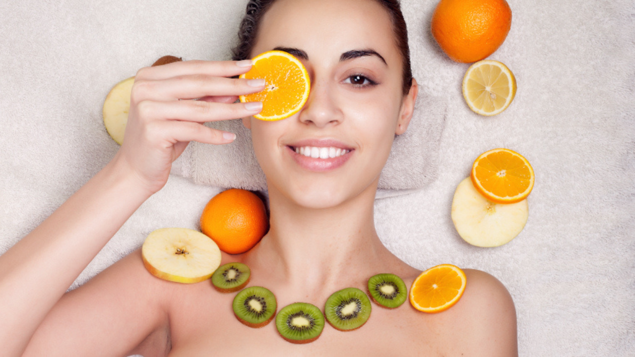 Glow skin by vegetable and fruit peel