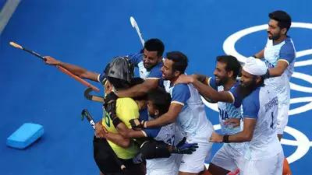 indian hockey team in semifinal in paris olympics