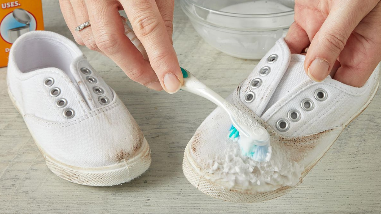 white shoes cleaner