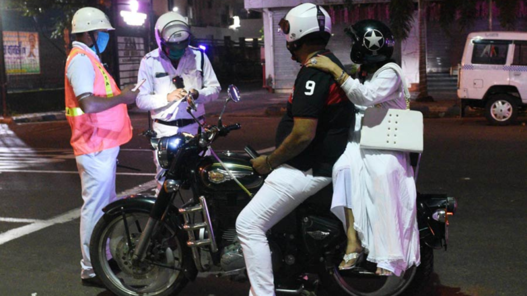 police-action-reckless-bikes-durga-puja