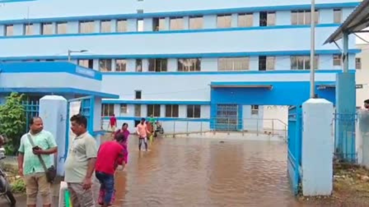হাসপাতালগুলিতে জলমগ্নতা