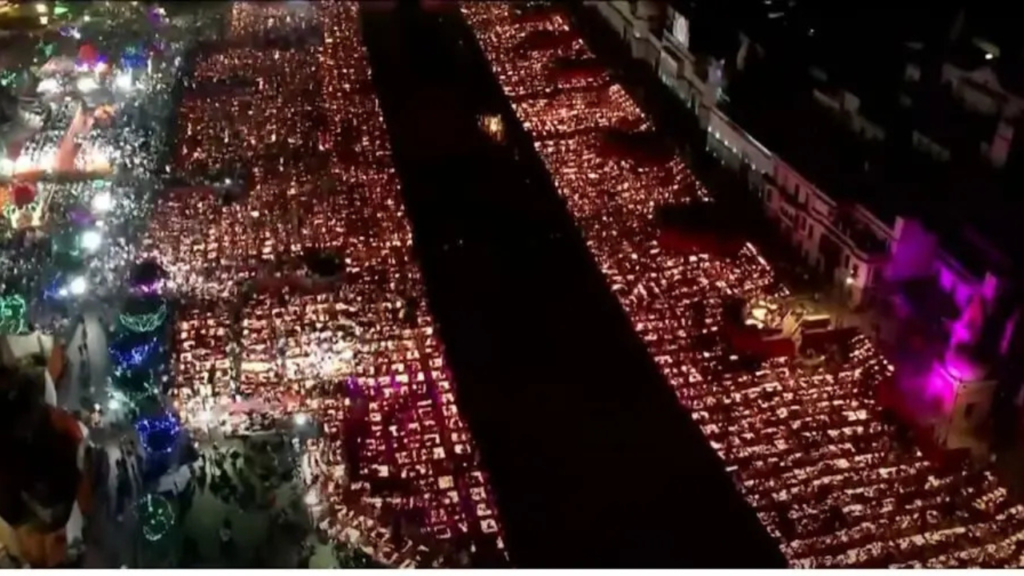 অযোধ্যায় দীপোৎসবঃ দুই বিশ্ব রেকর্ডে উদ্ভাসিত রাম নগরী