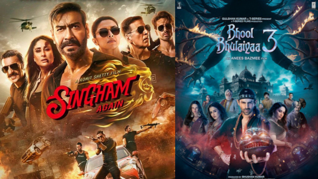'ভুল ভুলাইয়া ৩' বনাম 'সিংহাম এগেইন'
