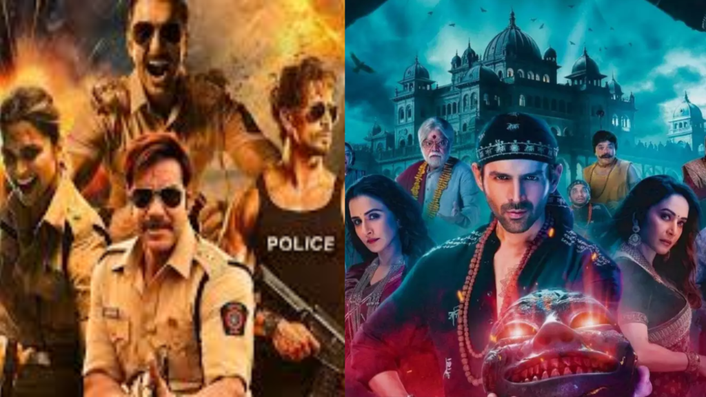 সিংঘম এগেইন বনাম ভুল ভুলাইয়া ৩