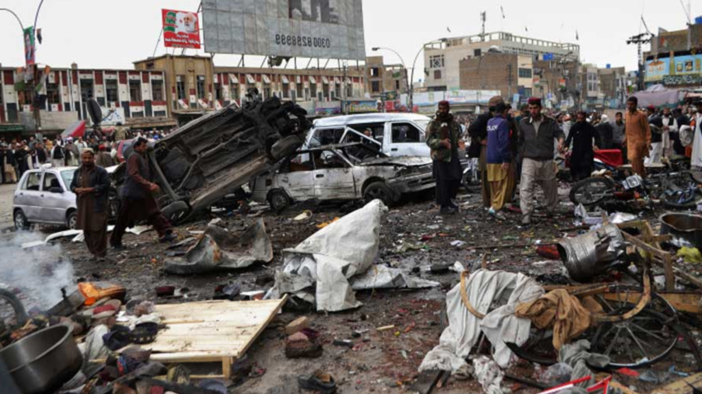 কোয়েট্টায় ভয়াবহ বিস্ফোরণ
