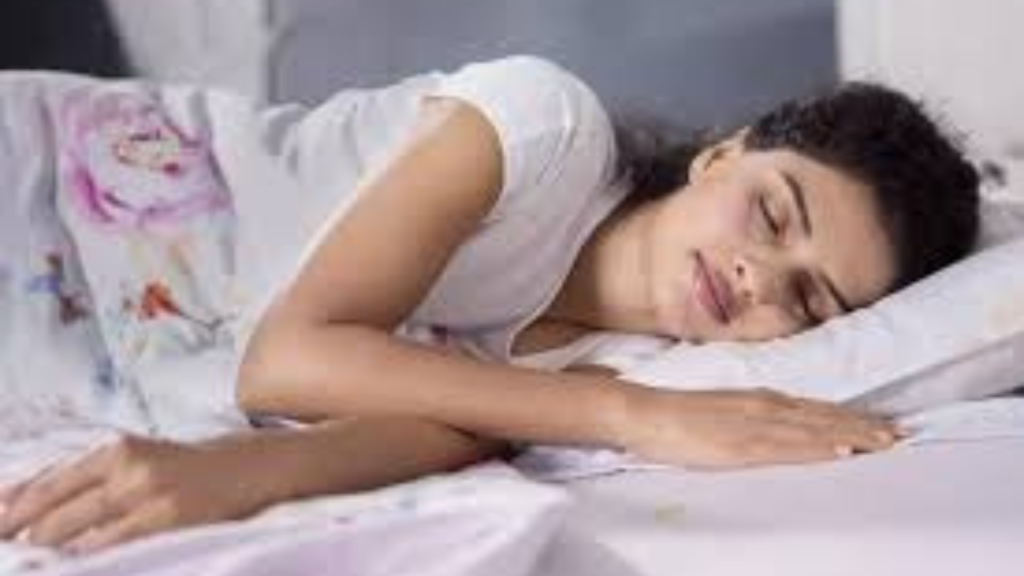 বিছানায় ঘুমানো