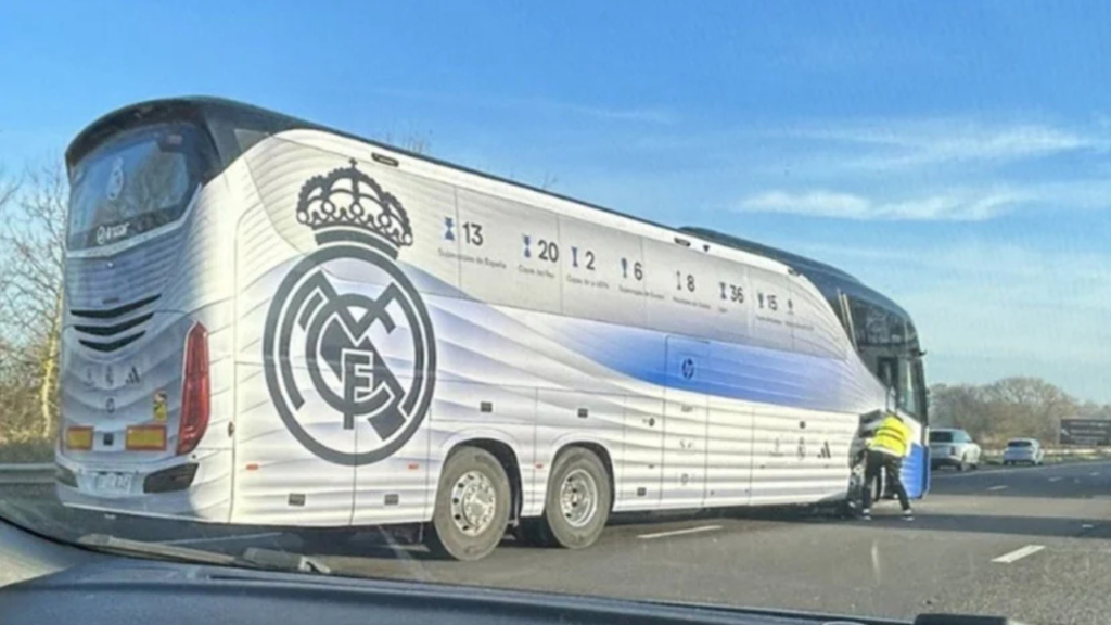 রিয়াল মাদ্রিদের টিম বাস দুর্ঘটনা