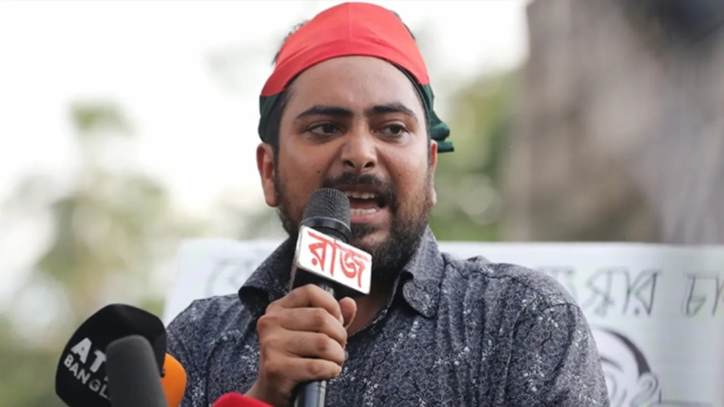 নাহিদ ইসলামের ভারত-বিরোধী মন্তব্য