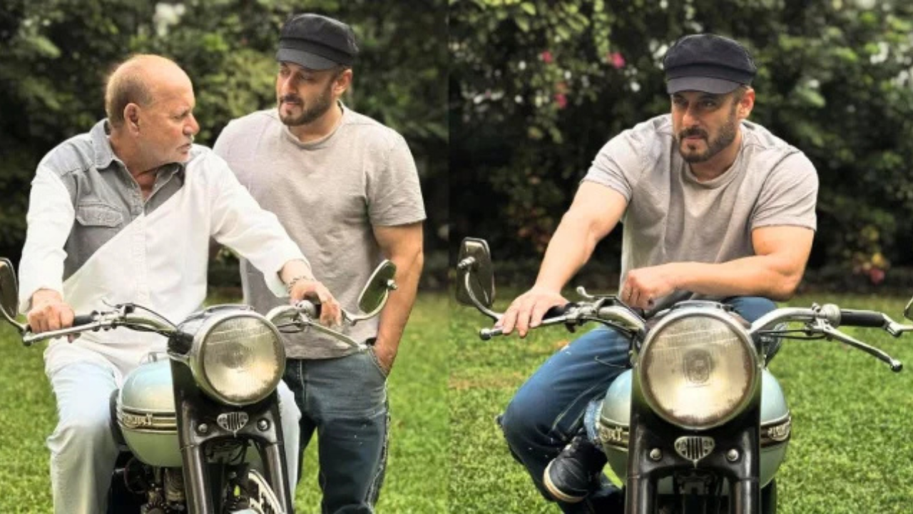 বুলেটপ্রুফ গাড়ি ছেড়ে বাবা সেলিমের পুরনো বাইক চড়ছেন কেন ভাইজান ?