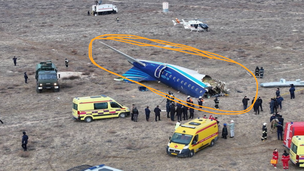 কাজ়াখস্তানে বিমান দুর্ঘটনা