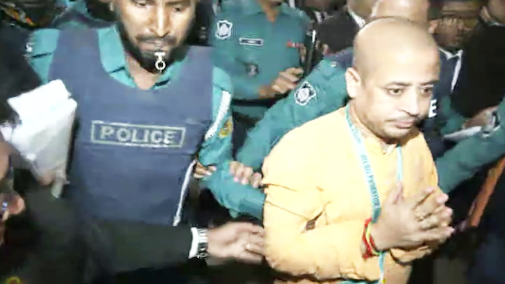 চিন্ময় কৃষ্ণ দাস অসুস্থ