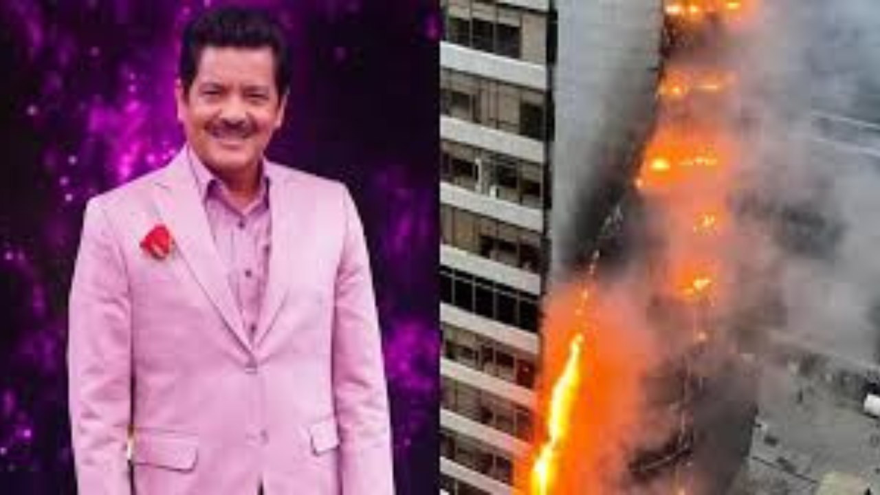 উদিত নারায়ণের বহুতলে ভয়াবহ আগুন