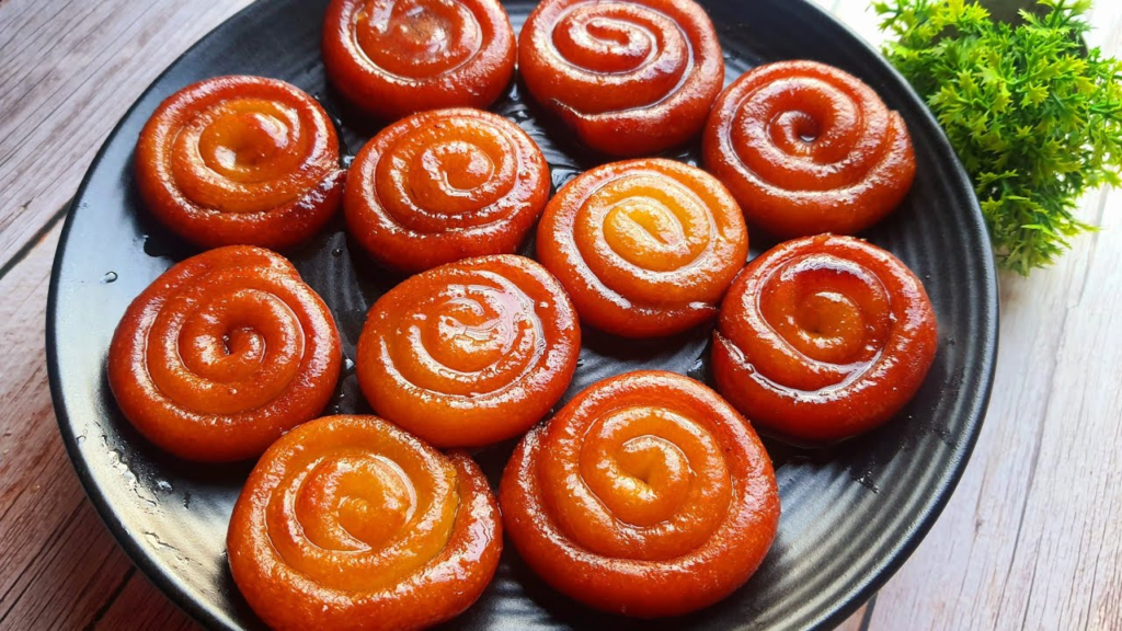 রাঙা আলুর জিলিপি