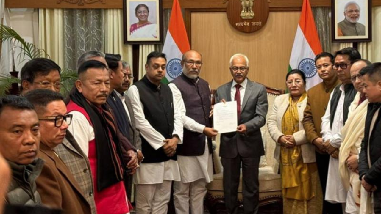 মণিপুরের মুখ্যমন্ত্রী এন বীরেন সিংহের পদত্যাগ