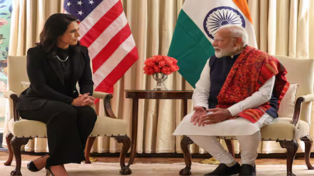PM Modi-র মার্কিন সফরে Tulsi Gabbard-এর সাথে বৈঠক