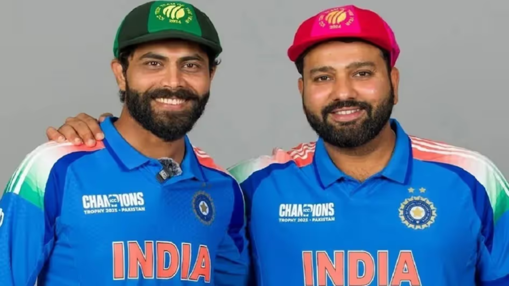 চ্যাম্পিয়ন্স ট্রফি ২০২৫ এ ভারতের নতুন জার্সির ফটোশুট