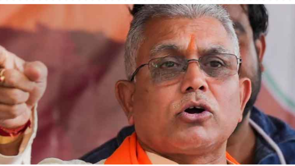 বিজেপি নেতা দিলীপ ঘোষ রামনবমী উৎসবের আগে হিন্দুদের সতর্ক থাকার পরামর্শ দিয়েছেন