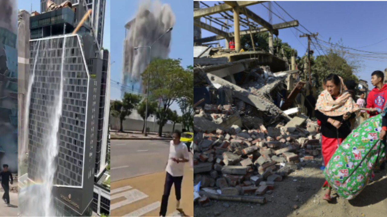 মায়ানমারে একের পর এক ভূমিকম্পে তছনছ হয়ে গেছে বিস্তীর্ণ এলাকা।