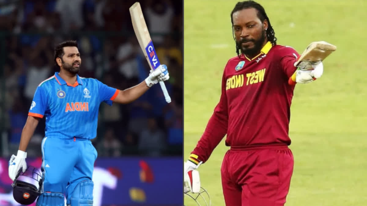 আইসিসি প্রতিযোগিতায় ছক্কার রাজা রোহিত ভাঙলেন ক্রিস গেলের রেকর্ড