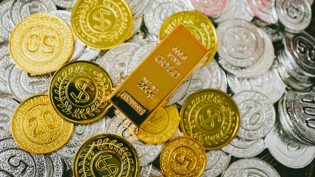 gold and silver