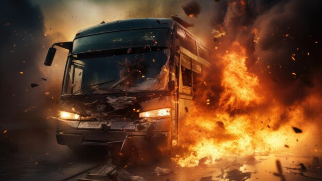BUS FIRE