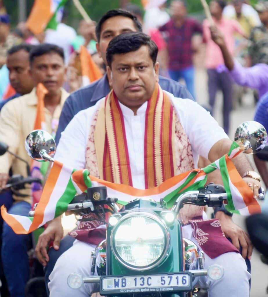 Sukanta Majumdar West Bengal day 20th June , Tiranga Rally