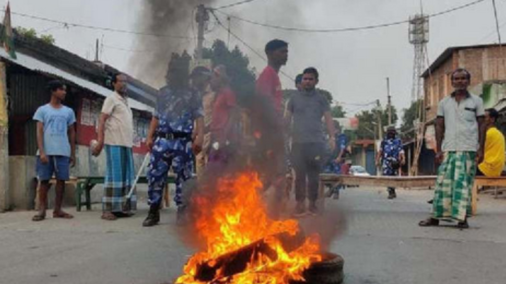 Trinamool factional clash at MLA Tapas Saha's memorial meeting