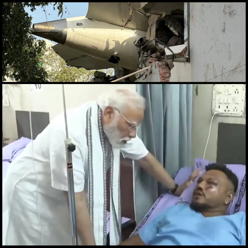 AI 171 crash survivor pm modi